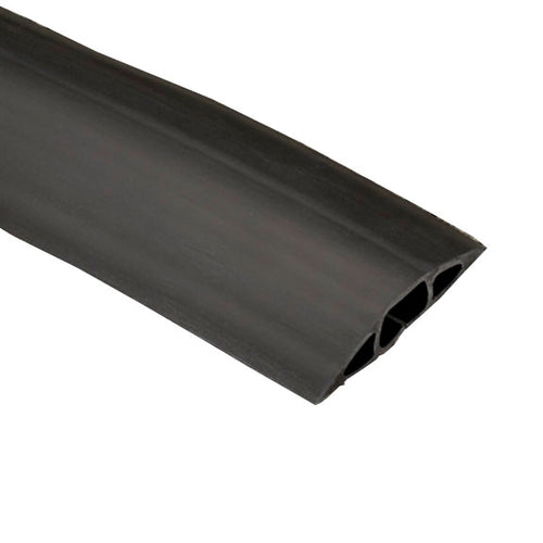 CABLE COVER - 0.5" X 0.312" DIA, BLACK, 10-FT. (3.0-M), TAA