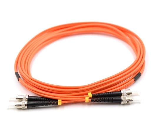 C2G 30m ST/ST Plenum-Rated Duplex 62.5/125 Multimode Fiber Patch Cable - Orange fiber optic cable 1181.1" (30 m)