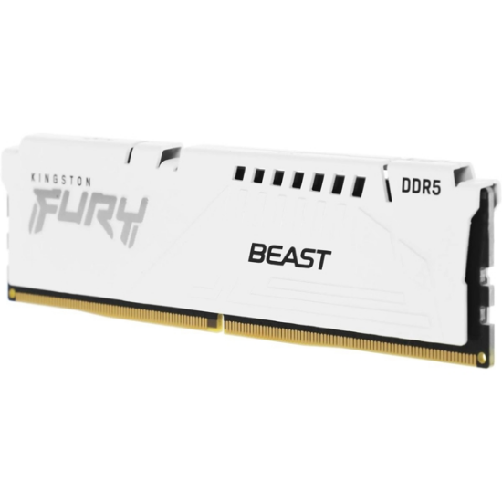 KF556C36BWE-16 - Kingston FURY Beast 16GB DDR5-5600 CL40 White Desktop Memory