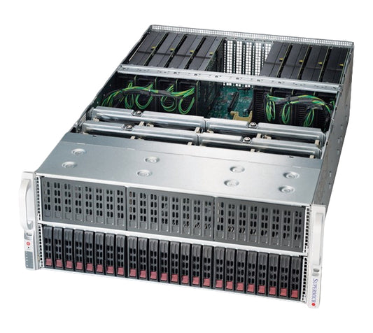 SYS-4028GR-TRT - Supermicro SUPER SERVER-INTEL, X10DRG-OT+; 418GTS-R3200, BLACK