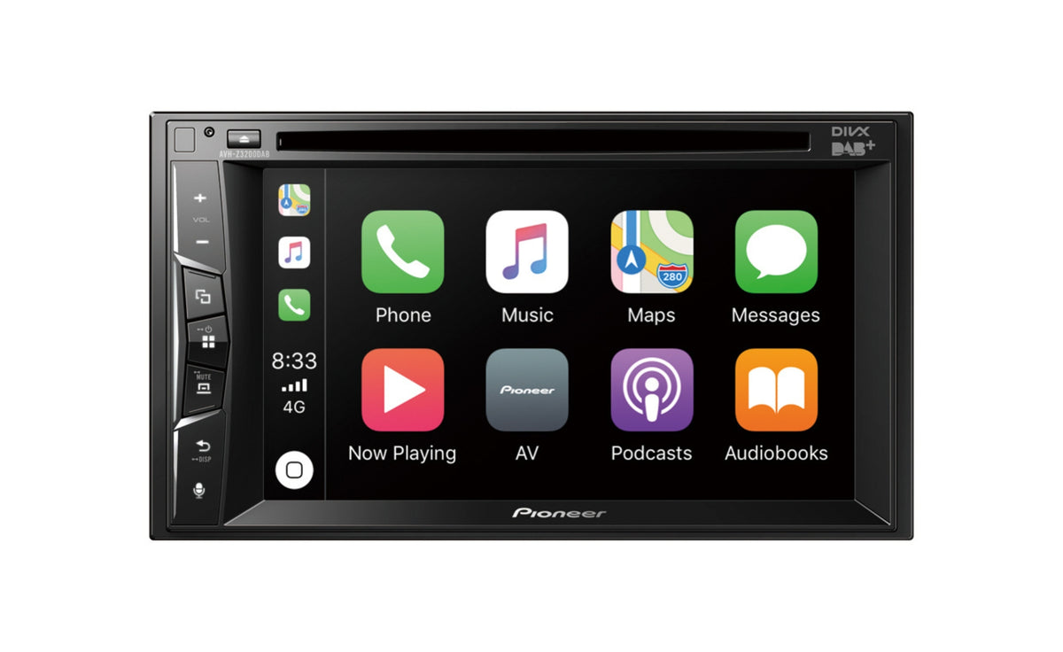 AVH-Z3200DAB - Pioneer 6.2-Inch 2-DIN DAB+ Bluetooth Apple CarPlay Touchscreen Multimedia Receiver