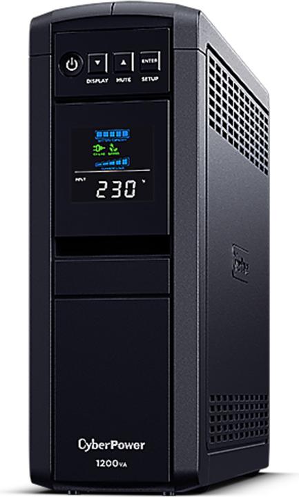CP1200EIPFCLCD - CyberPower 1200VA 720W Pure Sine Wave Line-Interactive UPS