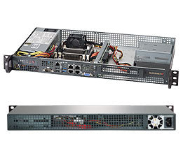 SYS-5018A-FTN4 - Supermicro SUPER SERVER-INTEL, A1SRI-2758F, 505-203B, BLACK