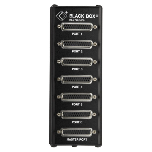 TL074A-R4 - Black Box RS232 PASSIVE SPLITTER - DB25, 6-PORT