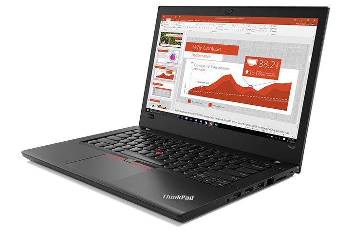 Lenovo ThinkPad A485 Notebook 14" 1366 x 768 pixels AMD Ryzen 3 PRO 4 GB DDR4-SDRAM 500 GB HDD Windows 10 Pro Black