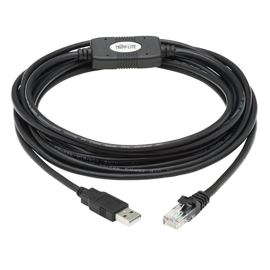 USB-A TO RJ45 ROLLOVER CONSOLE CABLE (M/M) -CISCO COMPATIBLE, 250 KBPS, 15 FT.,