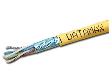 T2404L5ESH-YL - Weltron 1000FT YELLOW CAT5E SOLID SHIELDED CABLE