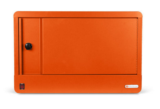 TVS16USBC-TAG - Bretford 16X CUBE MICRO STATION, PADLOCK, PRE-WIRED USB-C, TANGERINE