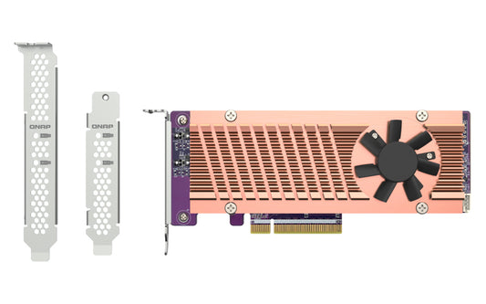 DUAL M.2 PCIE SSD EXPANSION CARD; SUPPORTS UP TO TWO M.2 2280/22110 FORMFACTOR M