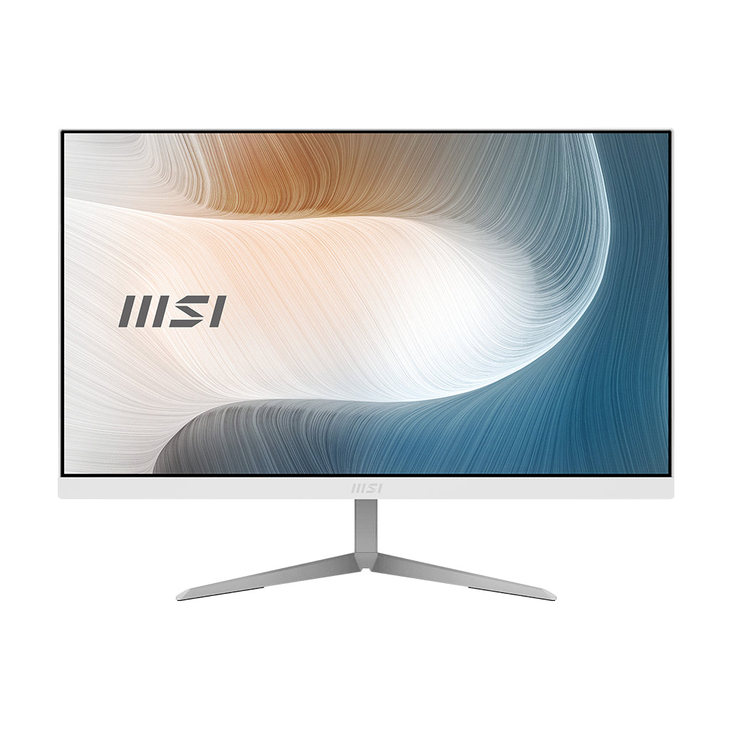 MSI Modern 11M-257US IntelÂ® Coreâ„¢ i3 23.8" 1920 x 1080 pixels 8 GB DDR4-SDRAM 256 GB SSD All-in-One PC Windows 10 Home Wi-Fi 6 (802.11ax) White