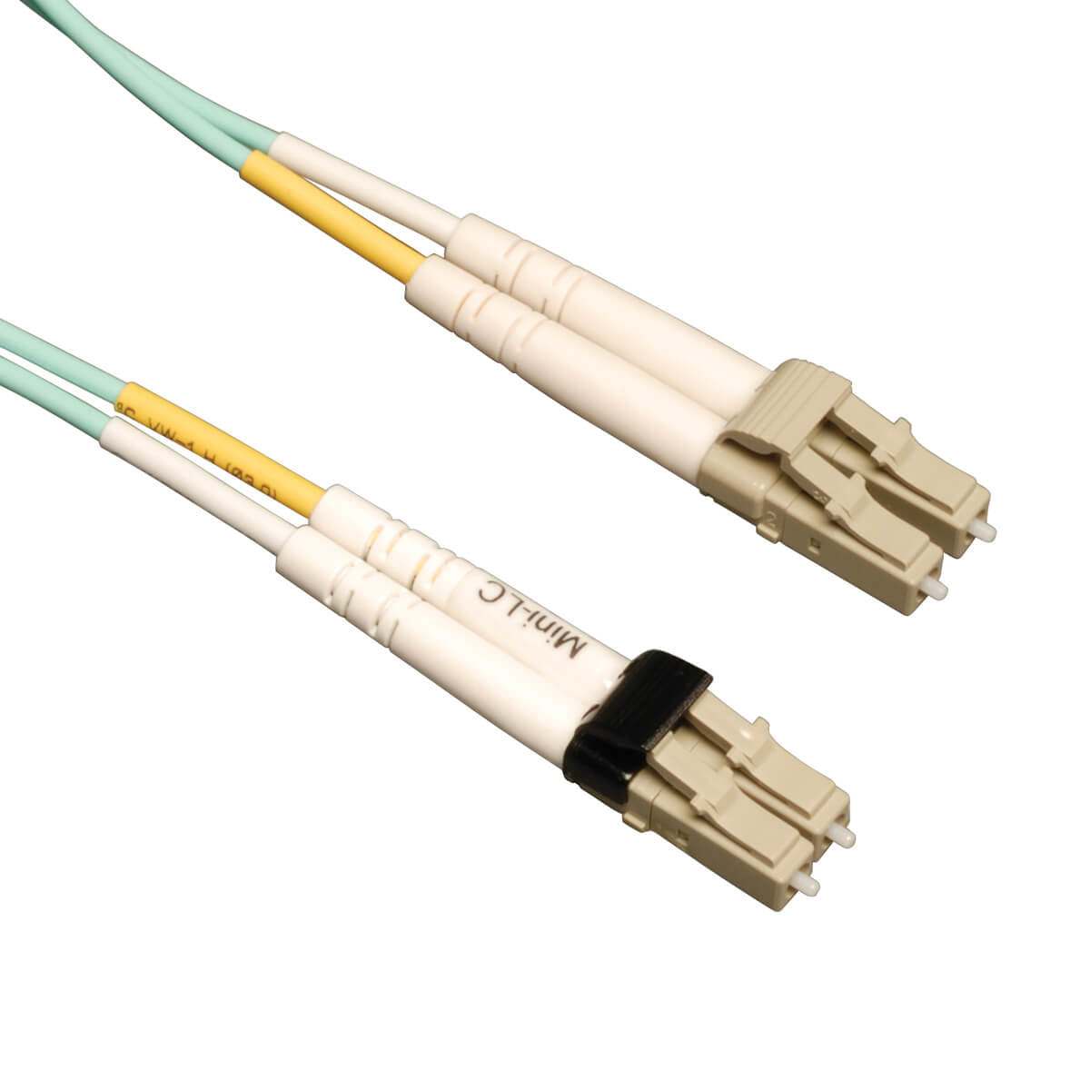 10M 10GB DUPLEX MULTIMODE 50/125 OM3 LSZH FIBER OPTIC PATCH CABLE LC/LC AQUA 33F