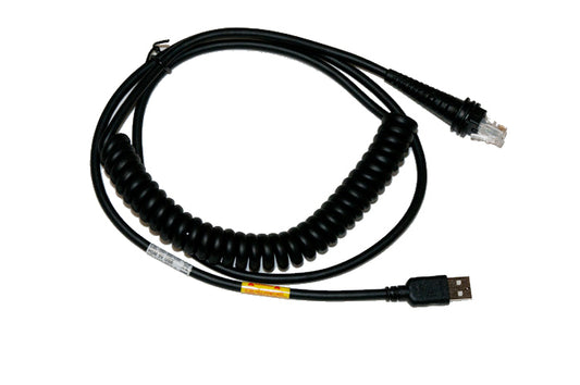 HONEYWELL CBL-500-500-C00 USB COILED CABLE. 16.40 FEET. 5 VOLTS. HOST POWER. NOT