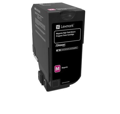 Lexmark 84C1HM0 toner cartridge Original Magenta 1 pcs