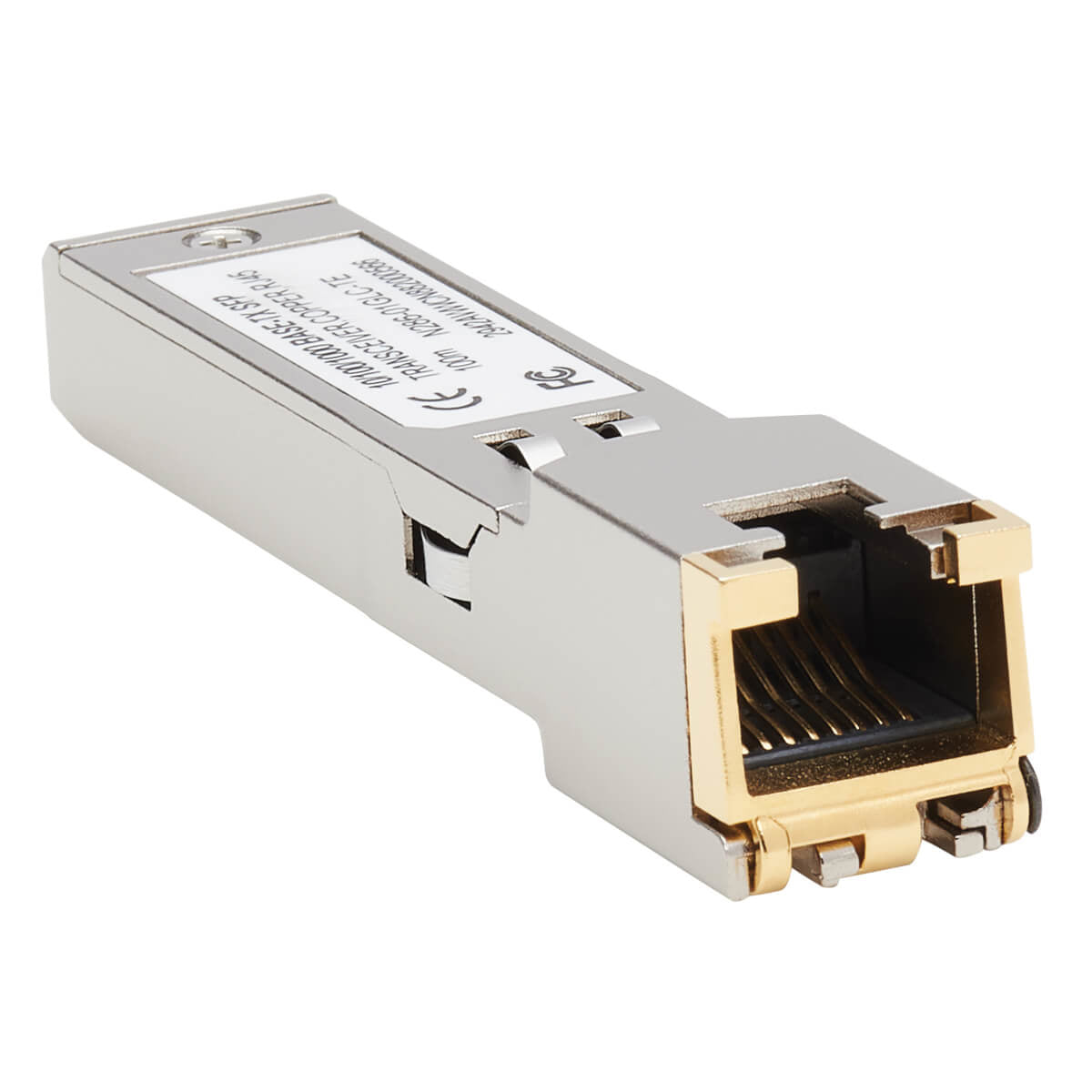 CISCO-COMPATIBLE GLC-TE SFP TRANSCEIVER - 10/100/1000BASE-TX, COPPER, RJ45, CAT6