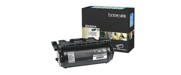 Lexmark X642e, X644e, X646e High Yield Return Program Print Cartridge for Label Applications ink cartridge Original Black