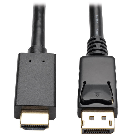 P582-003-V2-ACT - Tripp Lite 3FT DISPLAYPORT TO HD ADAPTER ACTIVE CONVERTER WITH LATCHES DP 1.2 4K X 2K M/M 3