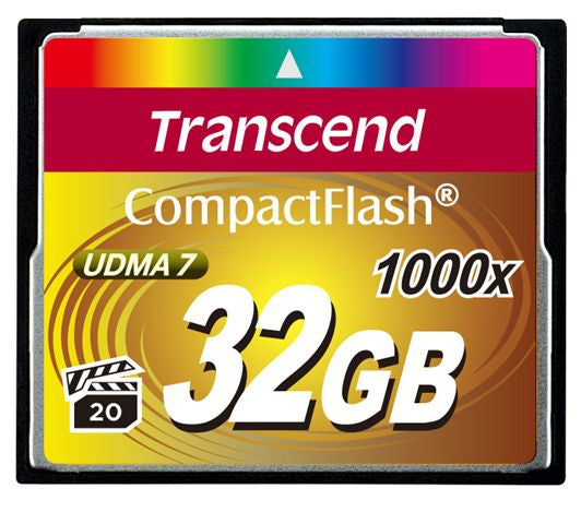 Transcend 32GB TS32GCF1000 CF CARD 1000X