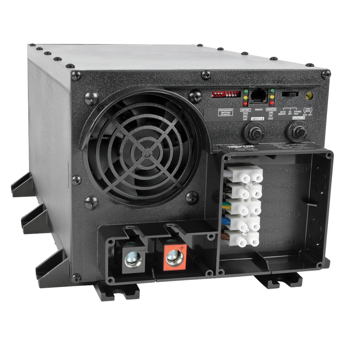 2000W POWERVERTER APS 12VDC 120V INVERTER/CHARGER WITH AUTO-TRANSFER ...