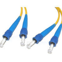 C2G 8m USA ST/ST Duplex 9/125 Single-Mode fiber optic cable 315" (8 m) Yellow