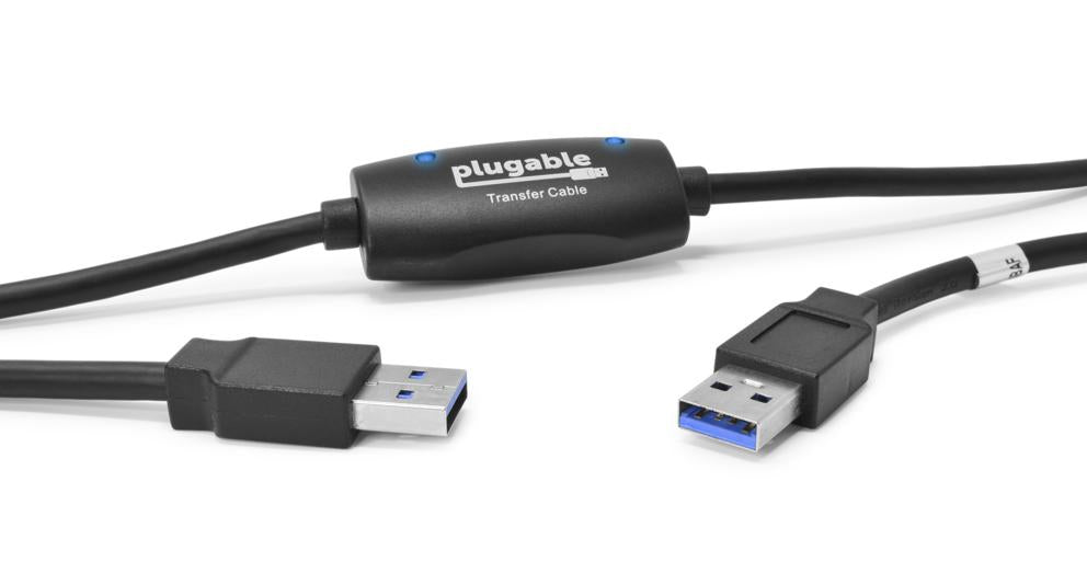 USB3-TRAN - PLUGABLE TECHNOLOGIES PLUGABLE USB 3.0 TRANSFER CABLE