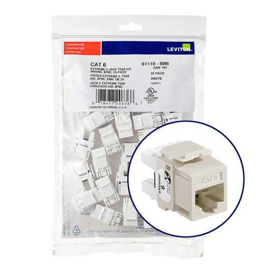 Leviton 61110-BT6 keystone module