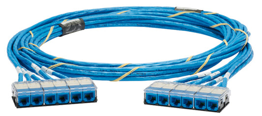 Panduit QCRBCUR0013F058 networking cable Blue 696.1" (17.7 m) Cat6 U/UTP (UTP)