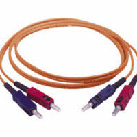 C2G Fiber Optic Duplex Patch Cable, 2 x SC, 2 x SC, 7 m fiber optic cable 275.6" (7 m) Orange