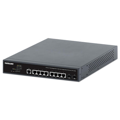 562003 - Intellinet 10-Port L2+ Managed PoE++ 8x Gbit 2x SFP Switch