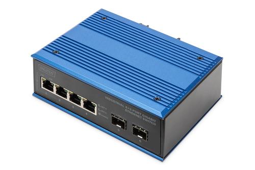 DN-651148 - Digitus 8-Port Gigabit PoE+ 2-Port SFP Industrial Managed Switch