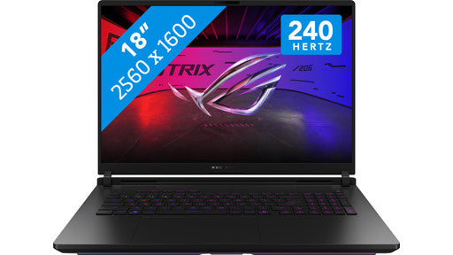 G835LW-SA022W - Asus ROG Strix SCAR 18 18" 2.5K 240Hz Ultra 9 275HX RTX 5080 4TB Gaming Laptop