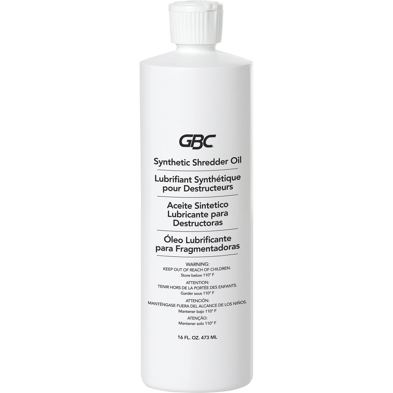 1760049A - GBC Swingline Shredder Oil 16oz Bottle