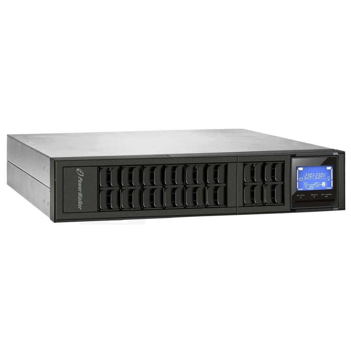 10122000 - BlueWalker 1000VA Online Double-Conversion 2U Rack/Tower UPS