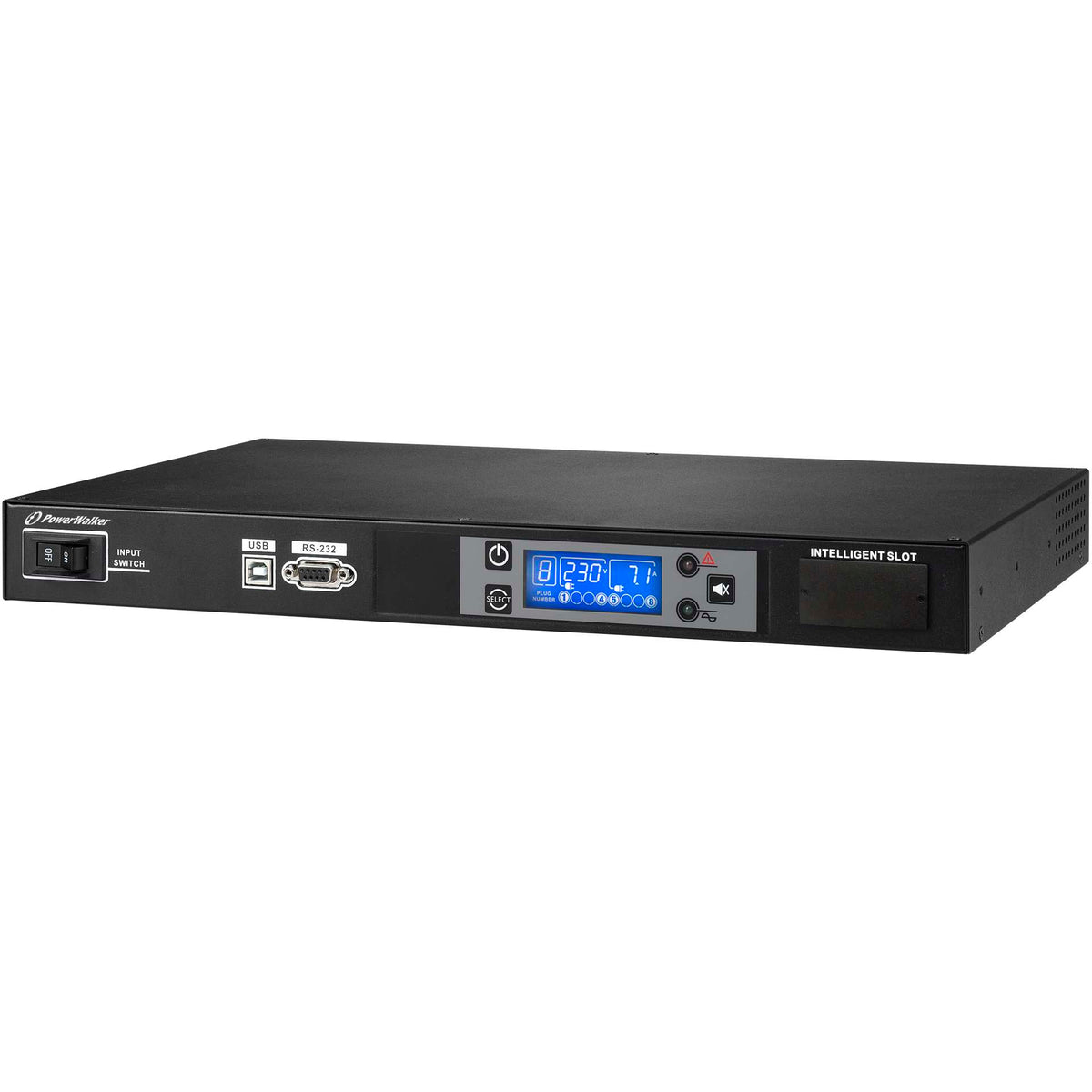 10133001 - BlueWalker 16A 1U Remotely Switchable Rack PDU