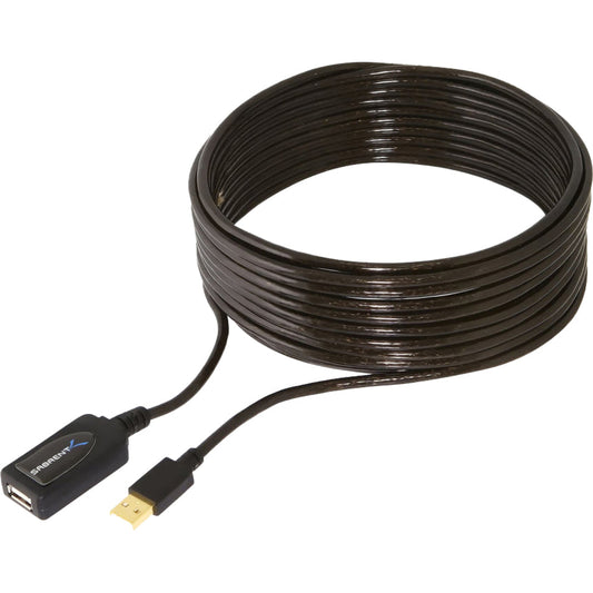 38988 - C2G 25FT USB ACTIVE EXTENSION CABLE-USB 2.0 A MALE TO FEMALE (CENTER BOOSTER