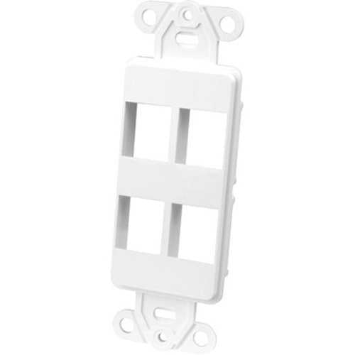 820324 - Vanco Faceplate Insert 4 X Socket White