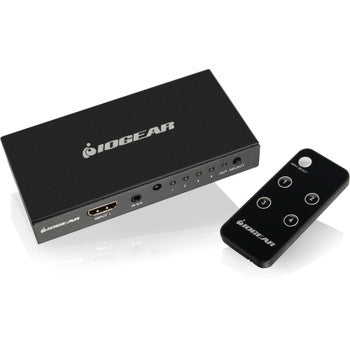 GHDSW4K4 - iogear 4-PORT 4K HDMI SWITCH WITH REMOTE