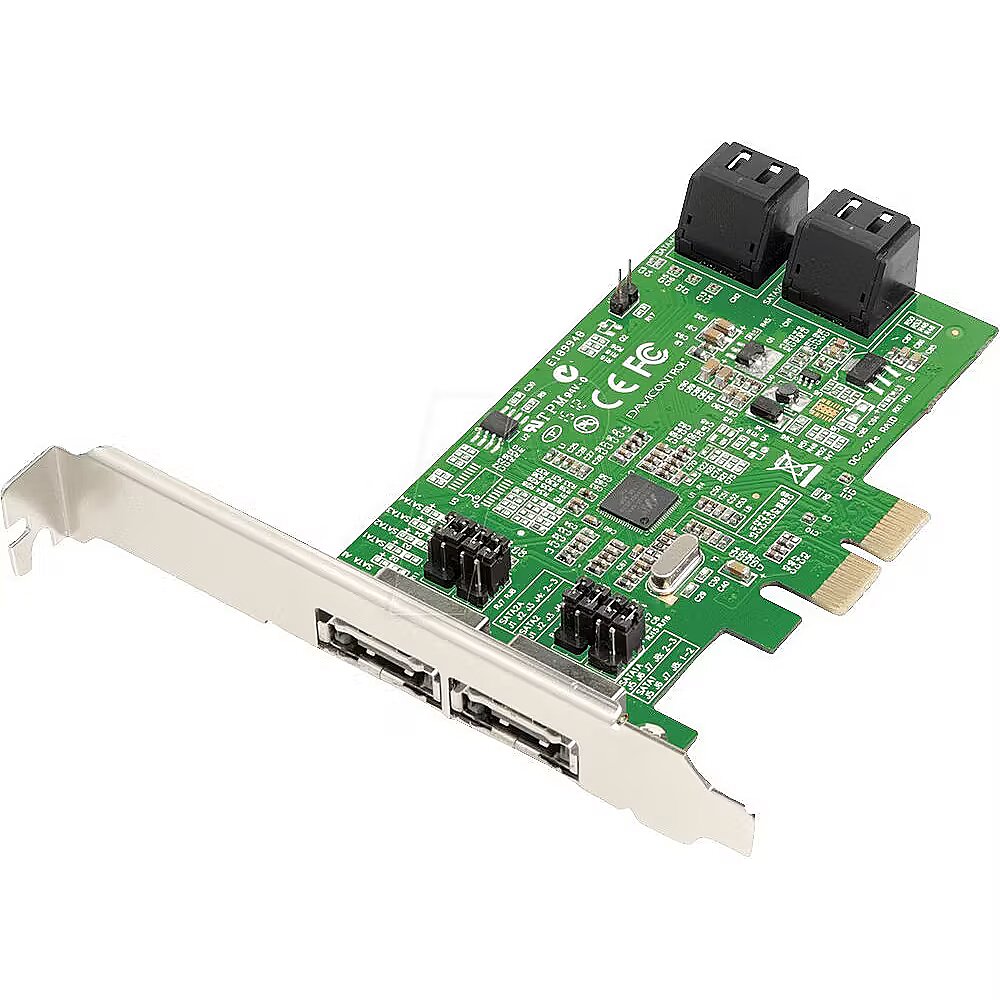 DC-624E - Dawicontrol RAID R2 4-Kanal SATA 6G RAID 5 PCIe 2.0 x2 Controller