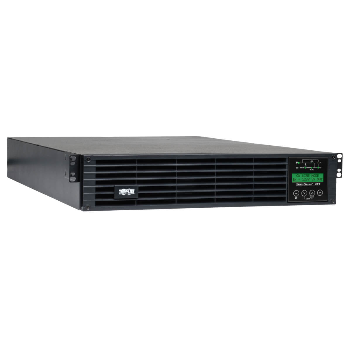 Tripp Lite SU3000RTXLCD2U uninterruptible power supply (UPS) Double-conversion (Online) 3 kVA 2700 W 9 AC outlet(s)