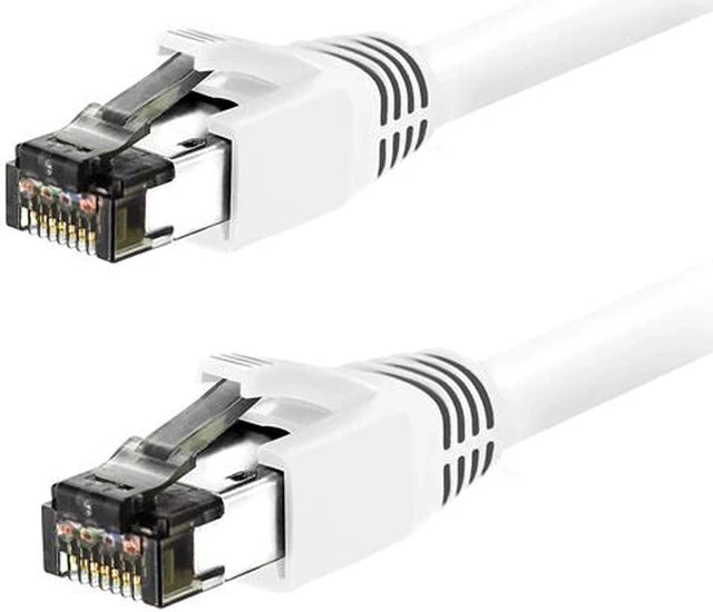 60CAT8-0.5-24RD-10P - Nippon Labs 0.5 feet Red 2GHz 40G Cat 8 Ethernet Cable