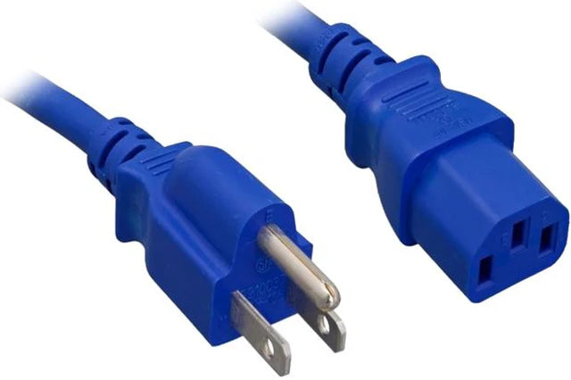 30POW-10W1-01206-BU - Nippon Labs 18 AWG Blue Standard Power Cord