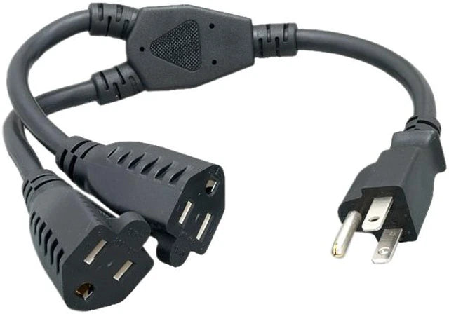 30POW-10W1-21272-Y - Nippon Labs 16 AWG 1-to-2 Power Cord