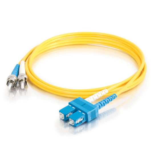 C2G 30m SC/ST LSZH Duplex 9/125 Single-Mode fiber optic cable 1181.1" (30 m) Yellow
