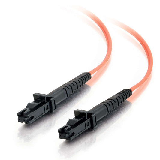 C2G 30M MTRJ-MTRJ 62.5/125 OM1 DUPLEX MULTIMODE PVC FIBER OPTIC CABLE - ORANGE