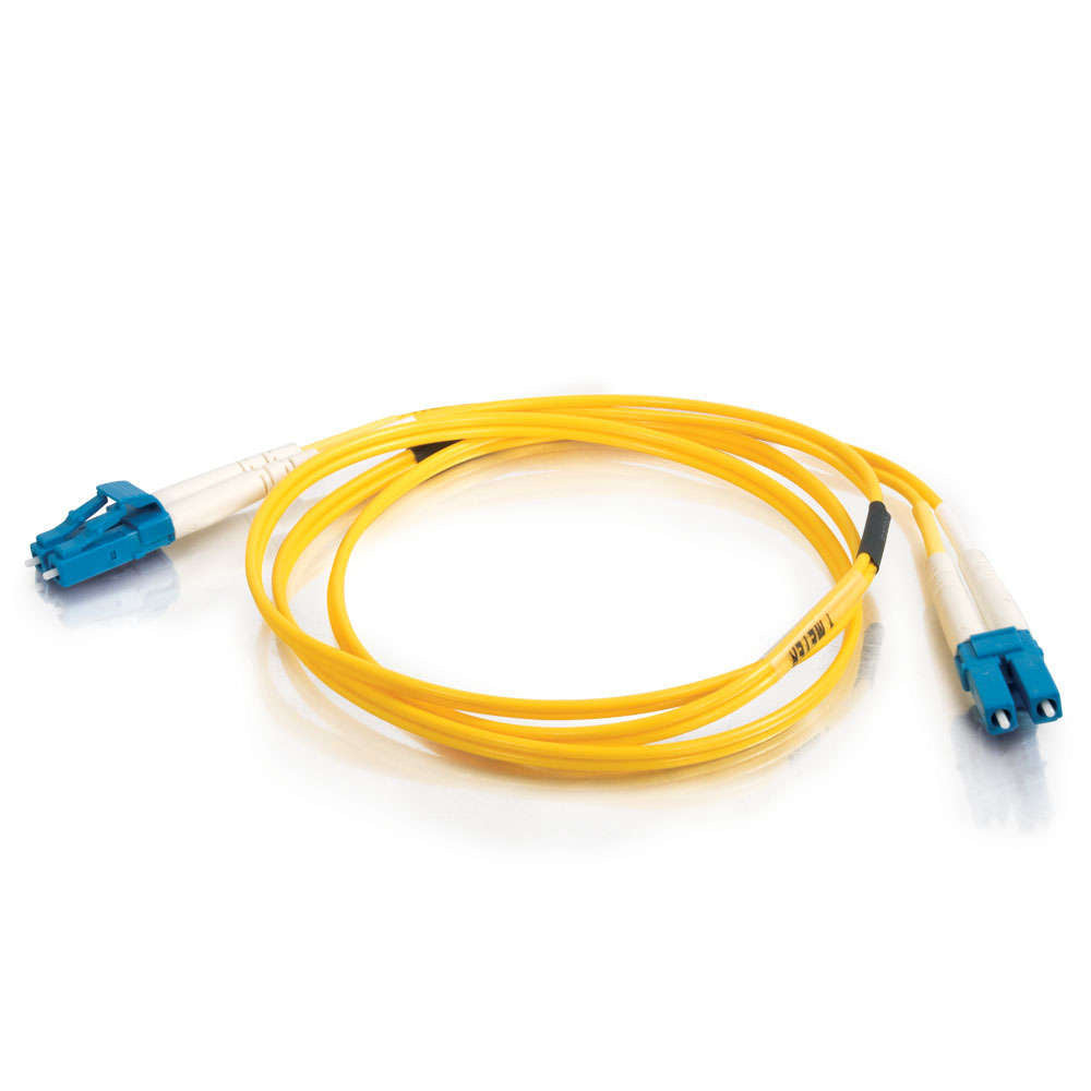 C2G 1m USA LC/LC Duplex 9/125 Single-Mode Fiber Patch Cable fiber optic cable 39.4" (1 m) Yellow