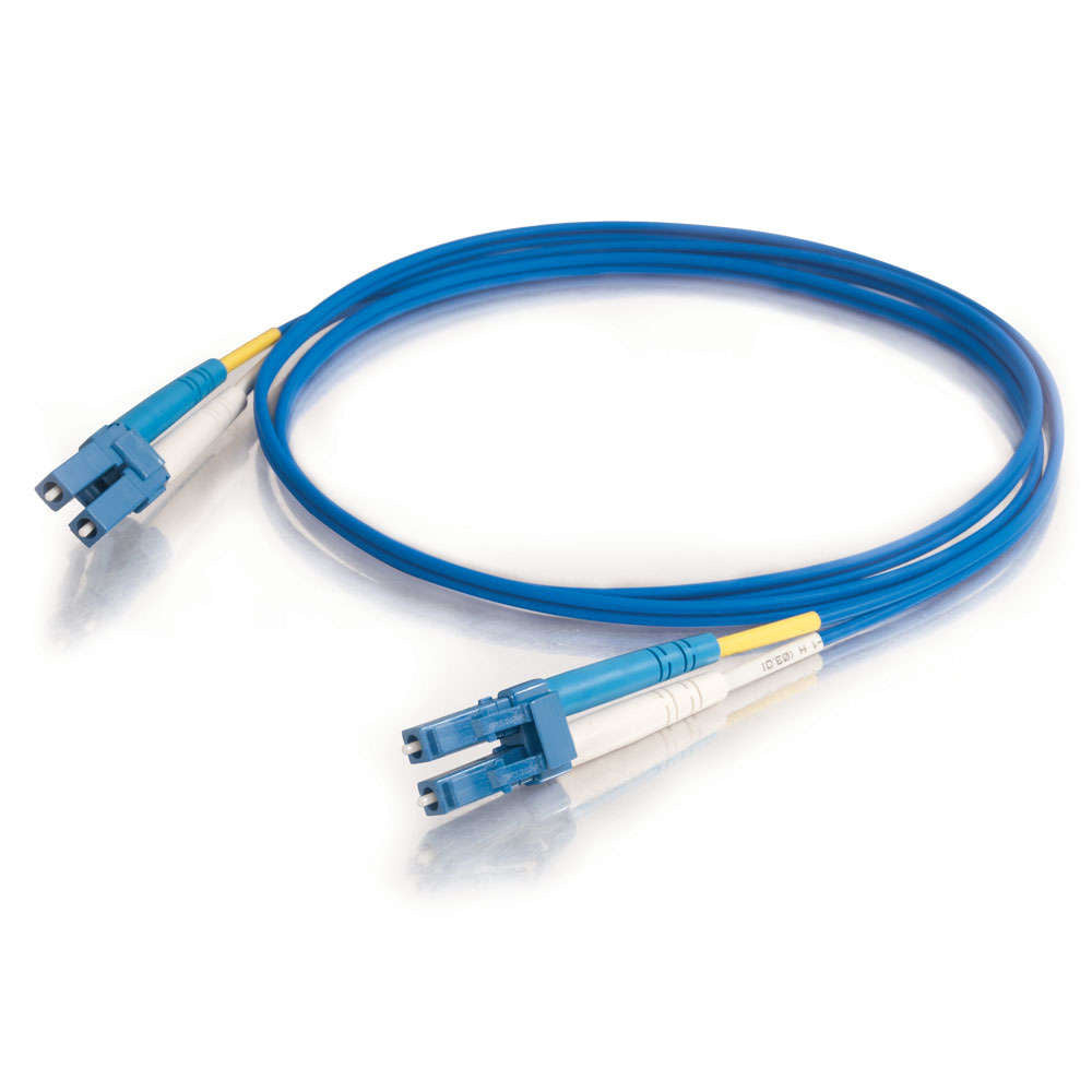C2G 10m LC/LC Plenum-Rated Duplex 50/125 Multimode Fiber Patch Cable fiber optic cable 393.7" (10 m) Blue