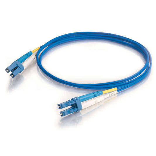 C2G 10m LC/LC Plenum-Rated Duplex 50/125 Multimode Fiber Patch Cable fiber optic cable 393.7" (10 m) Blue