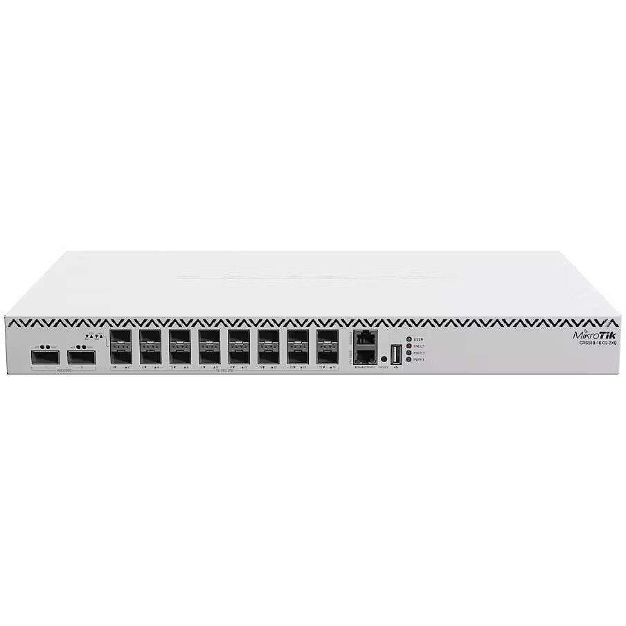 518-16XS-2XQ-RM - MikroTik 16-Port 25G SFP28 2-Port 100G QSFP28 Managed Switch