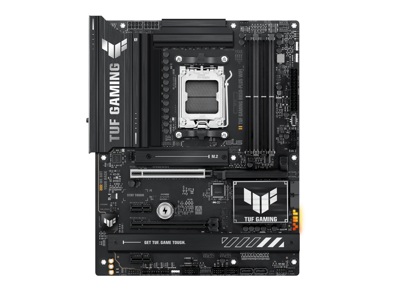 90MB1J30-M0AAY0 - Asus TUF Gaming B850-PLUS WiFi AMD AM5 B850 ATX Motherboard 14+2+1 80A Stages