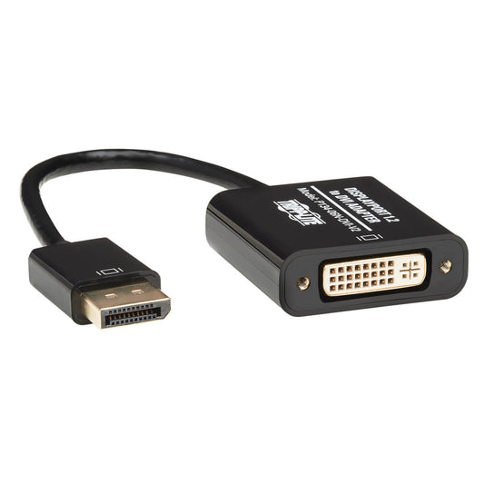 P134-06N-DVI-V2 - Tripp Lite 6IN DISPLAYPORT TO DVI ADAPTER ACTIVE CONVERTER M/F DPORT 1.2 6INCH