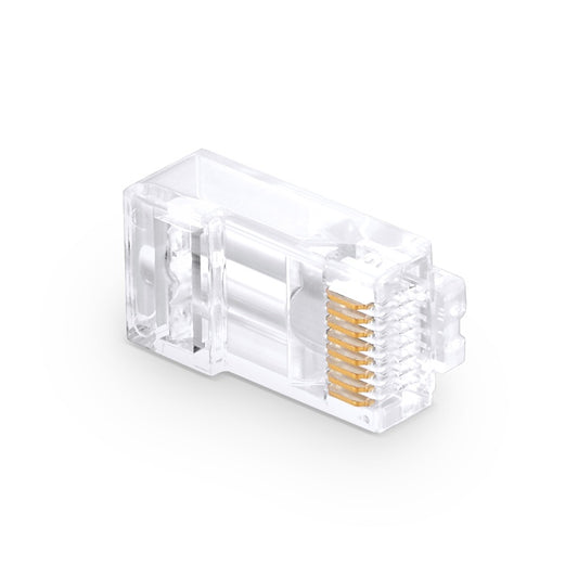 27574 - C2G RJ45 CAT5E MODULAR PLUG (WITH LOAD BAR) FOR ROUND SOLID/STRANDED CABLE - 50PK